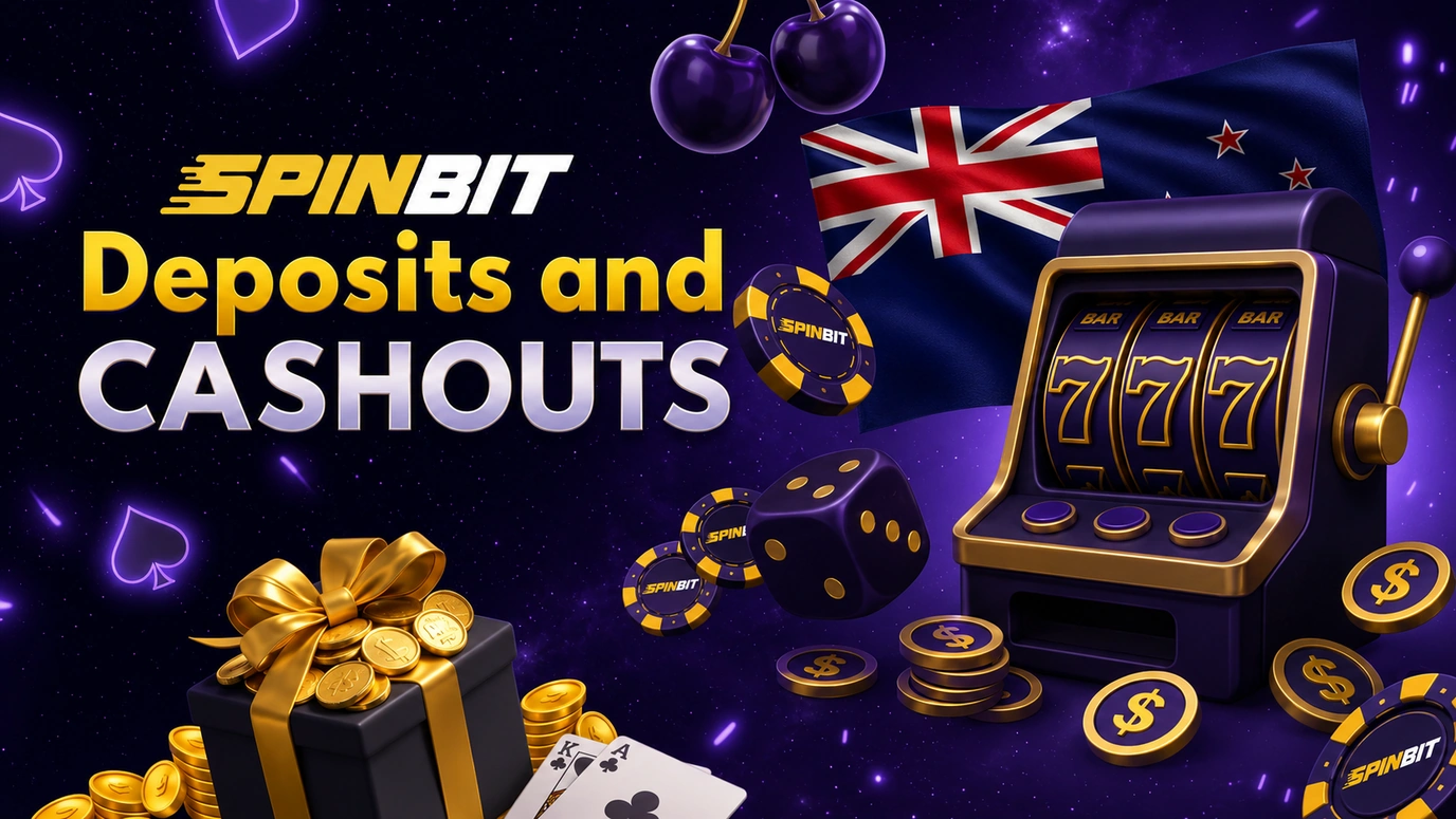 Deposits and cashouts at SpinBit for NZ players