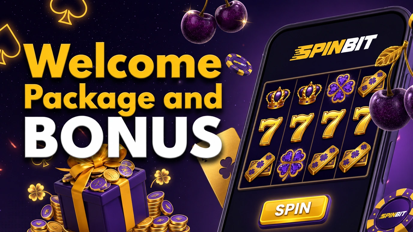 SpinBit welcome package and bonus